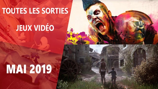 Calendrier des sorties jeux vidéo en mai 2019