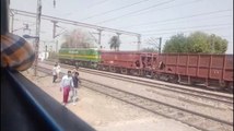 Travelling in Rail  Sahibabad to Anand Vihar Railway Station