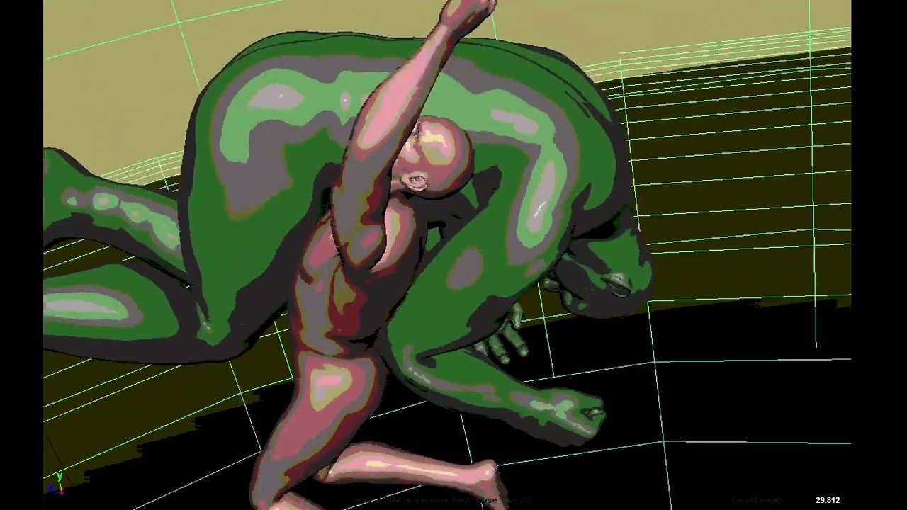 Making of Superman vs Hulk - The Fight (Part 4) - Draft #1