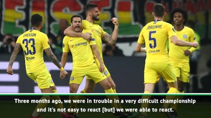 Chelsea deserve a trophy - Sarri