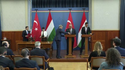 Dışişleri Bakanı Çavuşoğlu: '(Macaristan) Mükemmel siyasi ilişkilerimiz var' - BUDAPEŞTE