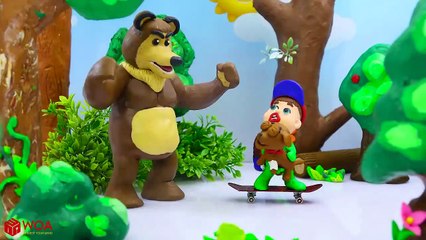 SUPERHERO BABY LEARNS TO GROW PLANT  Play Doh Cartoons Animation