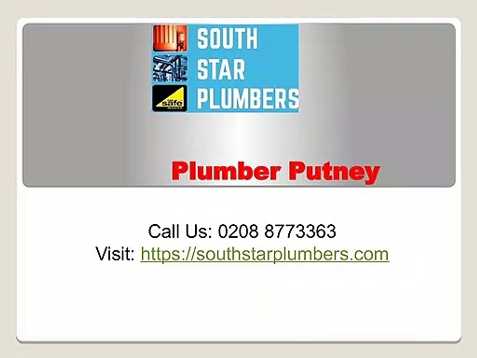 Plumbing Services in Putney