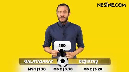 Galatasaray - Beşiktaş derbisi TEK MAÇ Nesine'de!