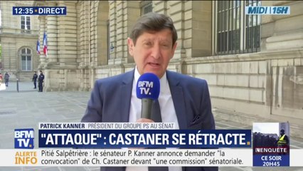 Download Video: Pitié-Salpêtrière: Patrick Kanner (PS) demande l'audition de Christophe Castaner par la commission des lois du Sénat