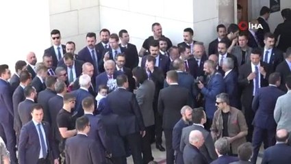 Cumhurbaşkanı Erdoğan Açılışı Yapılacak Büyük Çamlıca Camii'ne Geldi