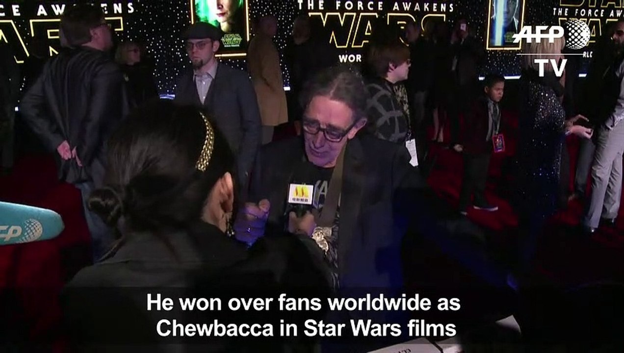 Actor Peter Mayhew, Chewbacca in 'Star Wars' saga, dead at 74