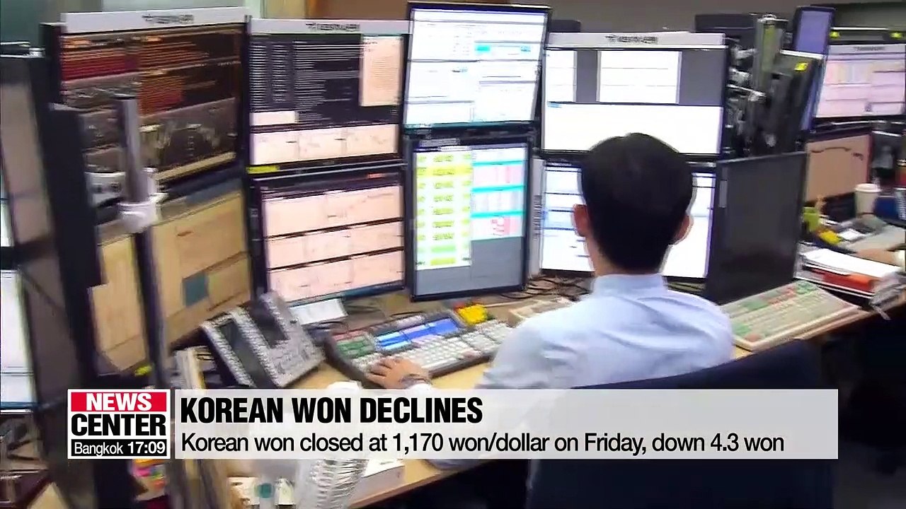 Korean won falls to 27-month low