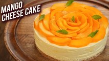 Mango Cheesecake Recipe - Summer Special Dessert - Eggless Mango Cake Recipe - Bhumika