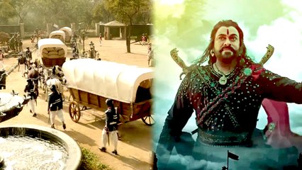 சிரஞ்சீவியின் சயீரா நரசிம்ம ரெட்டி பட செட்டில் பயங்கர தீ விபத்து- வீடியோ