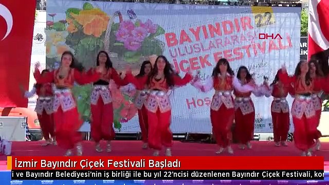 İzmir Bayındır Çiçek Festivali Başladı