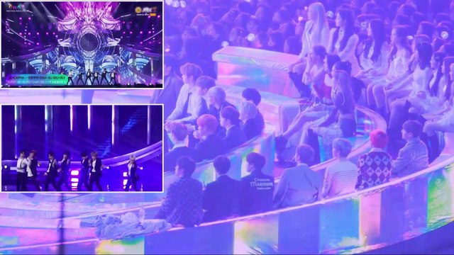 BTS REACTION TO DANCE WAR『DNA + DDU-DU-DDU-DU DANCE COVER』181201 MMA【防弾少年団 | ブルピン | Samuel, ASTRO's Rocky, The Boyz's Q, SF9's Taeyang, BIGFLO's Euijin, ONF's U, and VICTON's Chan】