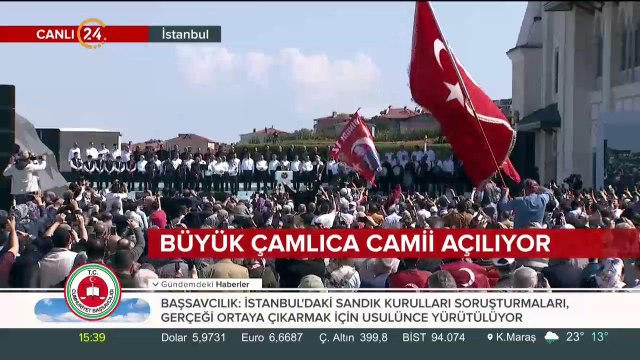Çamlıca Camii açılıyor