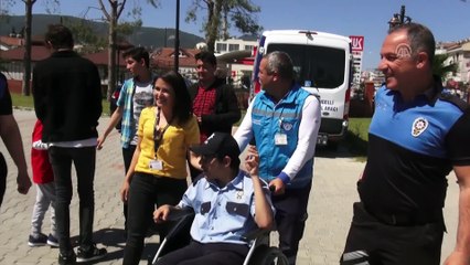 Özel çocukların 'polis' ve 'itfaiyeci' olma hayali gerçek oldu - MUĞLA