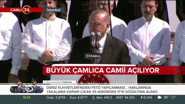 Çamlıca Camii açılıyor