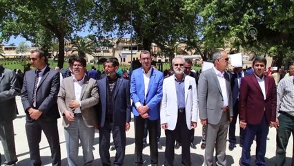 İşçileri taşıyan midibüsün devrilmesi sonucu hayatını kaybeden 5 kişi için gıyabi cenaze namazı kılındı - ŞANLIURFA