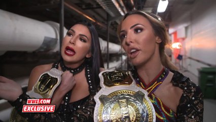 IIconics (Billie Kay and Peyton Royce) - The IIconics are in no mood for interviews