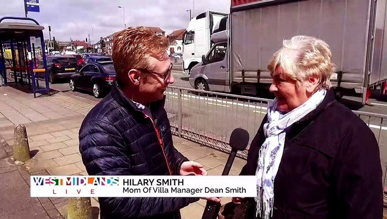 Villa Head Coach - Dean Smith's Mum!