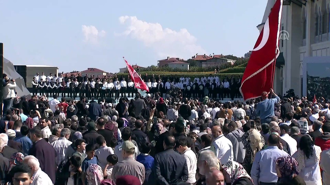 Büyük Çamlıca Camisi açılıyor - Cumhurbaşkanı Erdoğan (3) - İSTANBUL