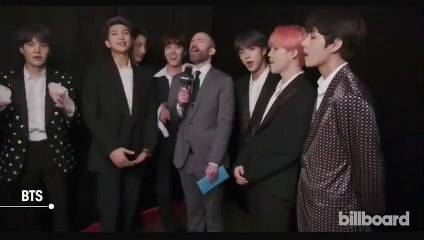 BTS Win Top Duo Group   Backstage Interview   BBMAs 2019
