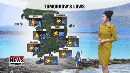 Hot with high levels of fine dust over the holiday weekend _ 050319