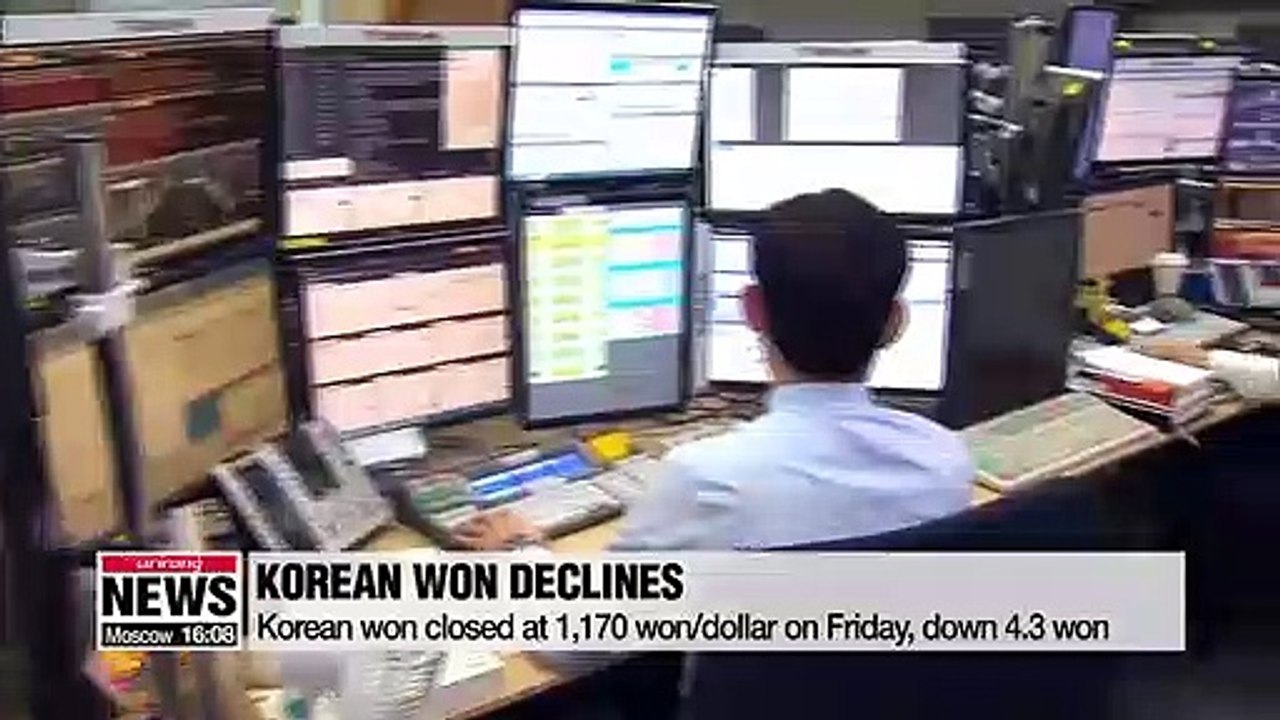 Korean won falls to 27-month low