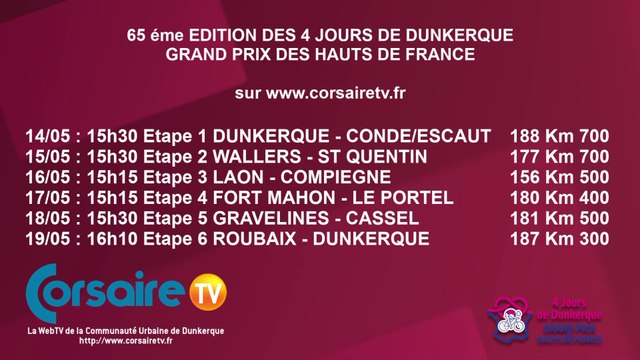 BA : En direct, la 65 éme édition des 4 jours de Dunkerque - Grand Prix des Hauts de France