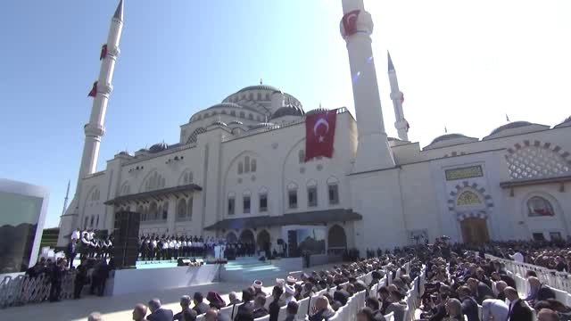 Büyük Çamlıca Camisi Açılıyor - Cumhurbaşkanı Erdoğan (5)