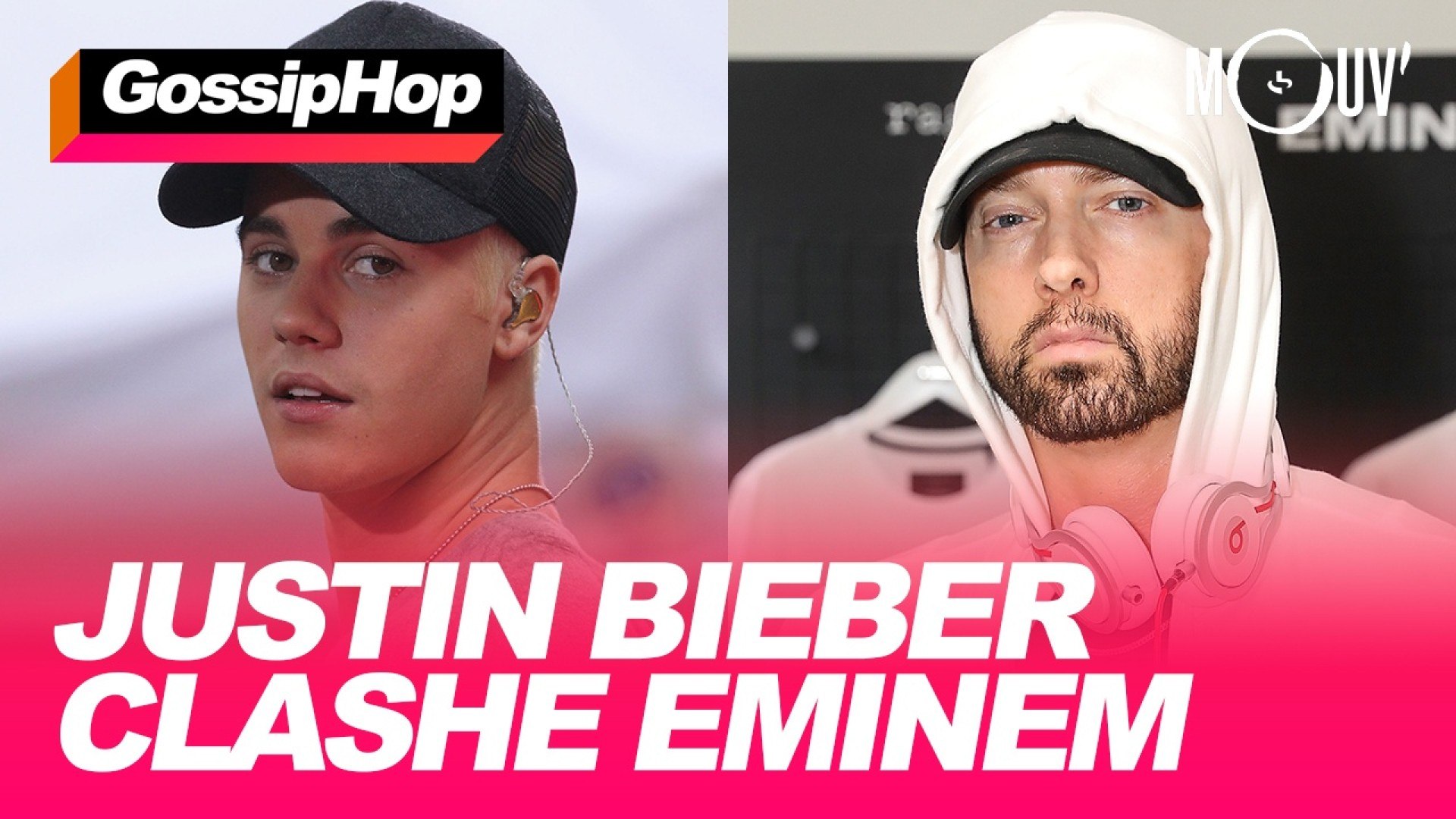 ⁣Justin Bieber clashe Eminem