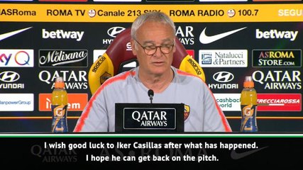 Ranieri wishes Casillas good luck
