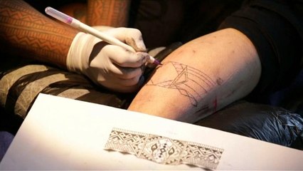 Tattoos made with ancestral techniques