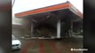 Gas station gets ripped apart by Cyclone Fani's ferocious winds