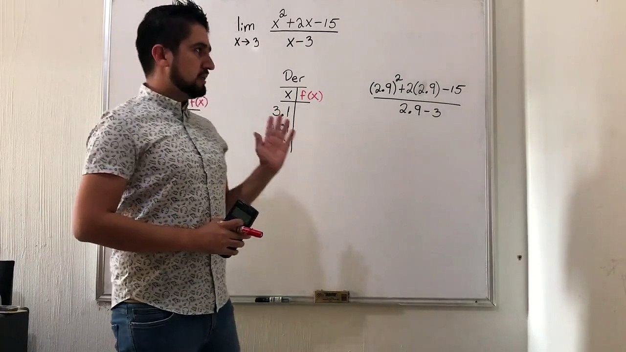 Límites por aproximación Ejemplo 1