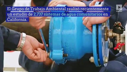 Riesgo de cáncer por beber agua potable en California