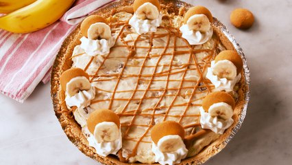 This Peanut Butter Banana Cheesecake Is Our New Dessert Obsession