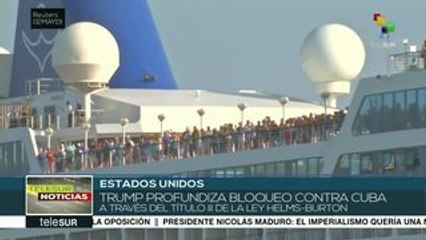 EE.UU. endurece bloqueo económico contra Cuba