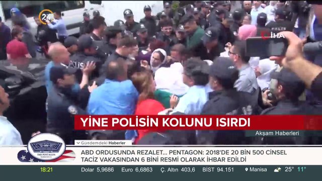 HDP'li Remziye Tosun polisin kolunu ısırdı