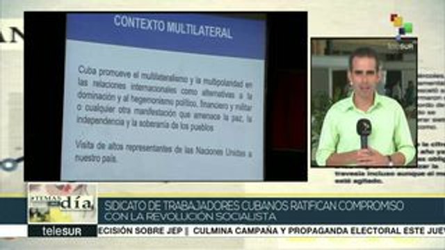 Cuba: Avanzan trabajos del Encuentro Internacional de Solidaridad