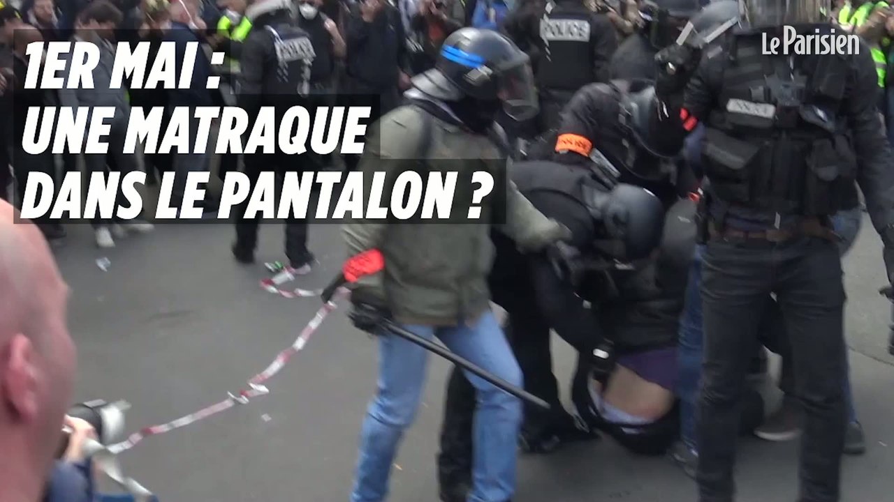 1er mai : un policier a -t-il inséré sa matraque dans le pantalon d'un manifestant ?