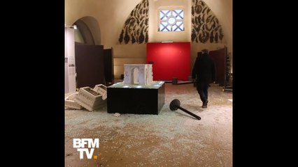 Endommagé le 1er décembre dernier, l'Arc de Triomphe a été restauré