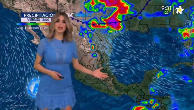 El pronóstico del tiempo con Pamela Longoria Viernes 3 Mayo 2019. @pamelaalongoria #Mexico #Monterrey #Aguascalientes #MeteoMedia #Weather #Clima