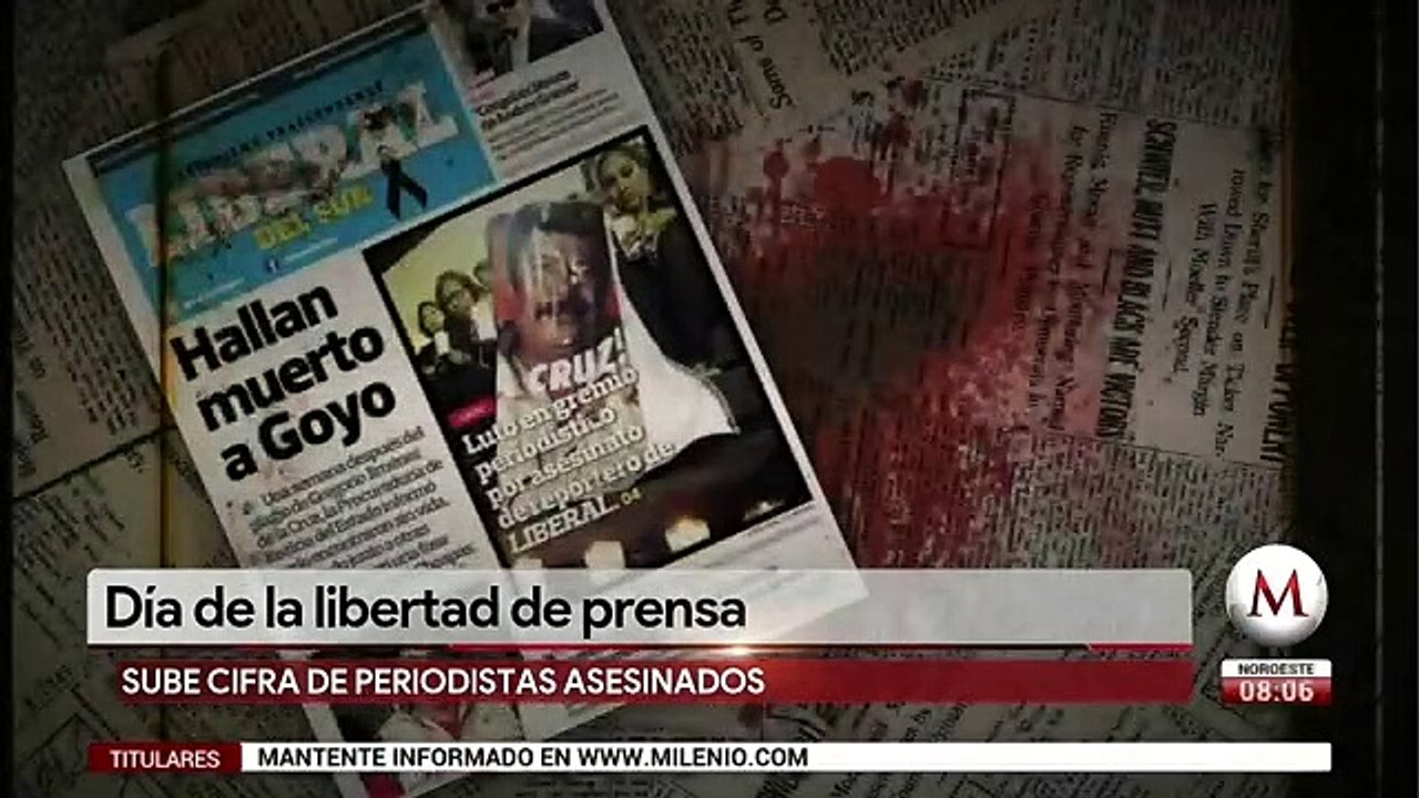 Día de la libertad de prensa, sube cifra de periodistas asesinados