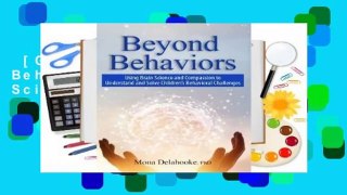 [GIFT IDEAS] Beyond Behaviors: Using Brain Science and Compassion to Understand and Solve
