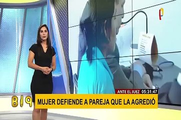 Huánuco: mujer agredida lloró y suplicó a juez que libere a su pareja
