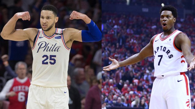 Ben Simmons CAUGHT Elbowing Kyle Lowry In His MAN PARTS & Gets Away With It