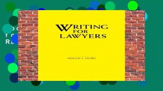 About For Books  Writing for Lawyers  Best Sellers Rank : #1