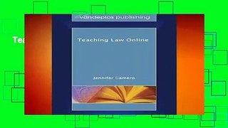 Teaching Law Online Complete