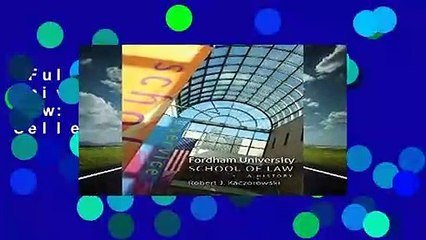 Full version  Fordham University School of Law: A History  Best Sellers Rank : #5