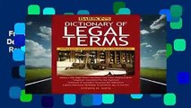 Full version  Dictionary of Legal Terms: Definitions and Explanations for Non-Lawyers  Review