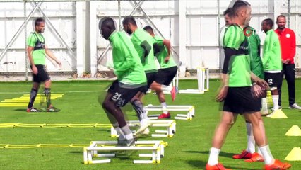 Atiker Konyaspor, Alanyaspor hazırlıklarını sürdürdü